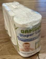 Bamboo Diaper Liner ALL Natural 100 Sheets - 4 Pack  400 Sheets Total 