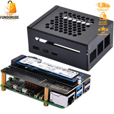 Raspberry Pi 5 Gehäuse mit M.2 NVMe SSD PCIe...
