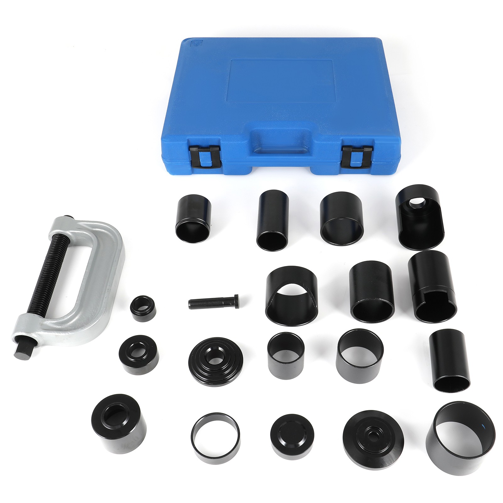 21Pcs Auto Repair Service Removal Ball Joint Press Tool Master Adapter Kit 2&4WD