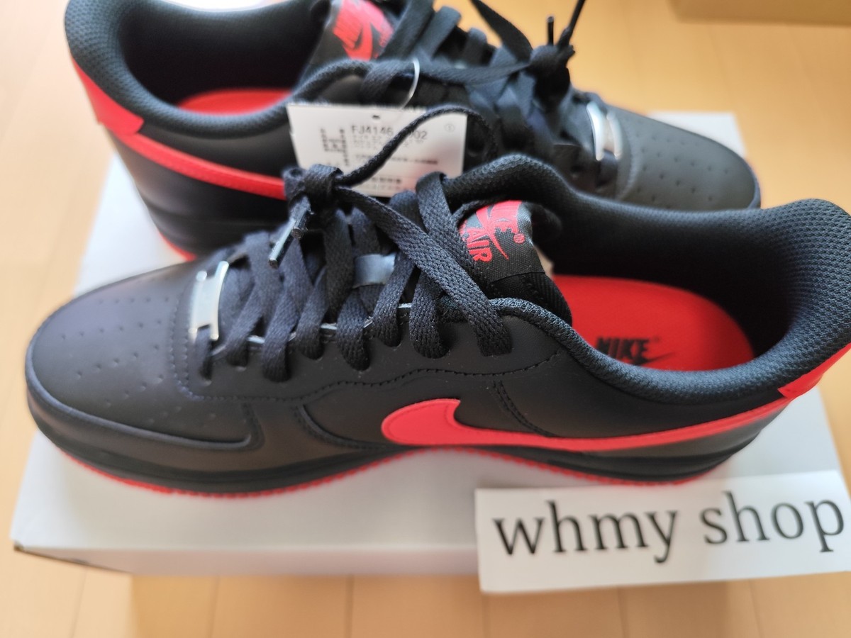 Nike Air Force 1 '07 FJ4146-002 Black/Black/University Red Men