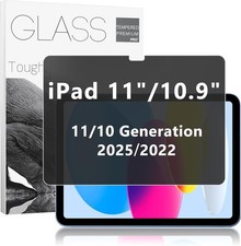 Tempered Glass Privacy Screen Protector for iPad 10th  11th Gen, Anti-Scratch