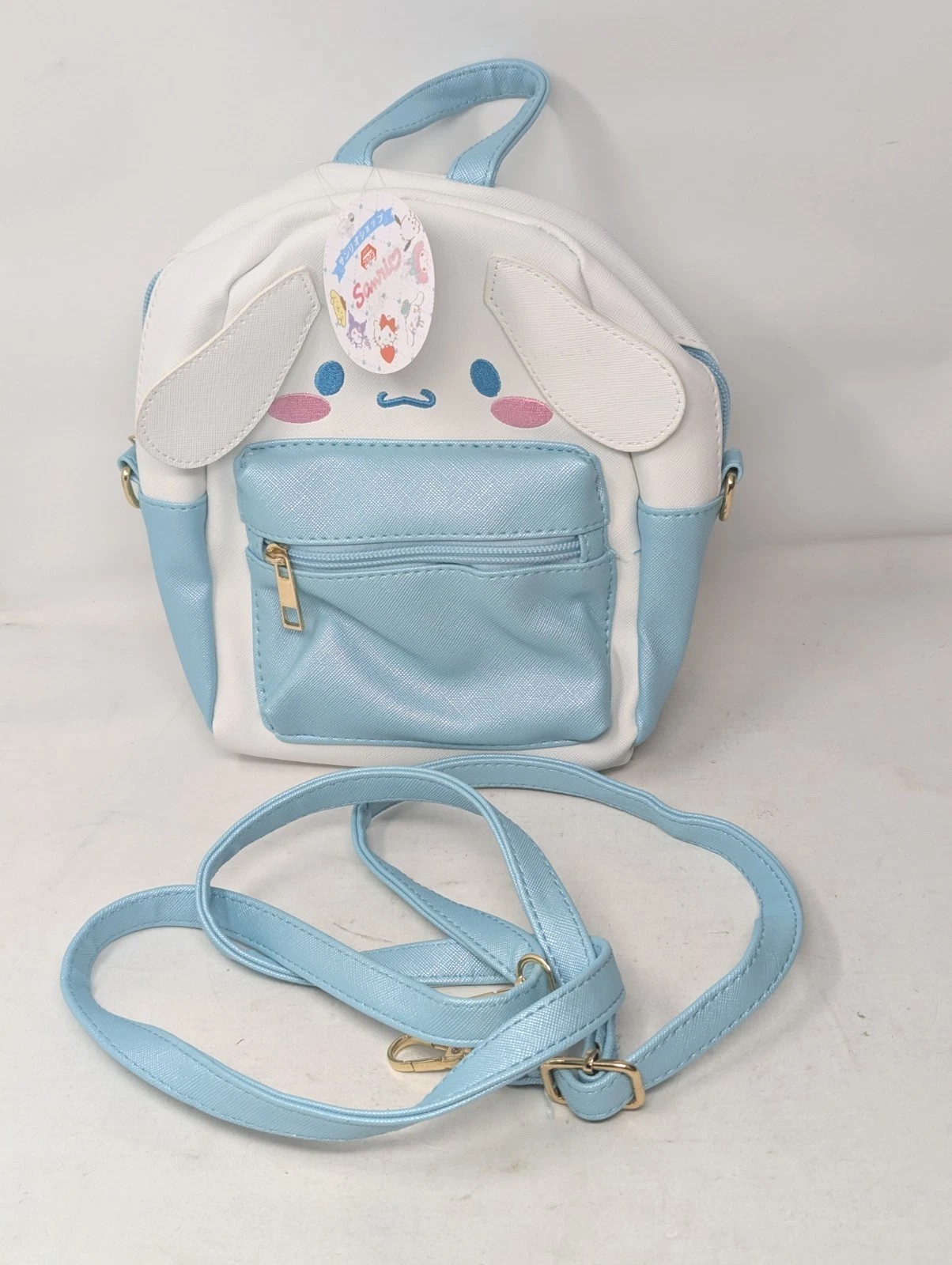 New Sanrio Cinnamoroll Hello Kitty Mini Backpack Crossbody 9 Inch with Tag