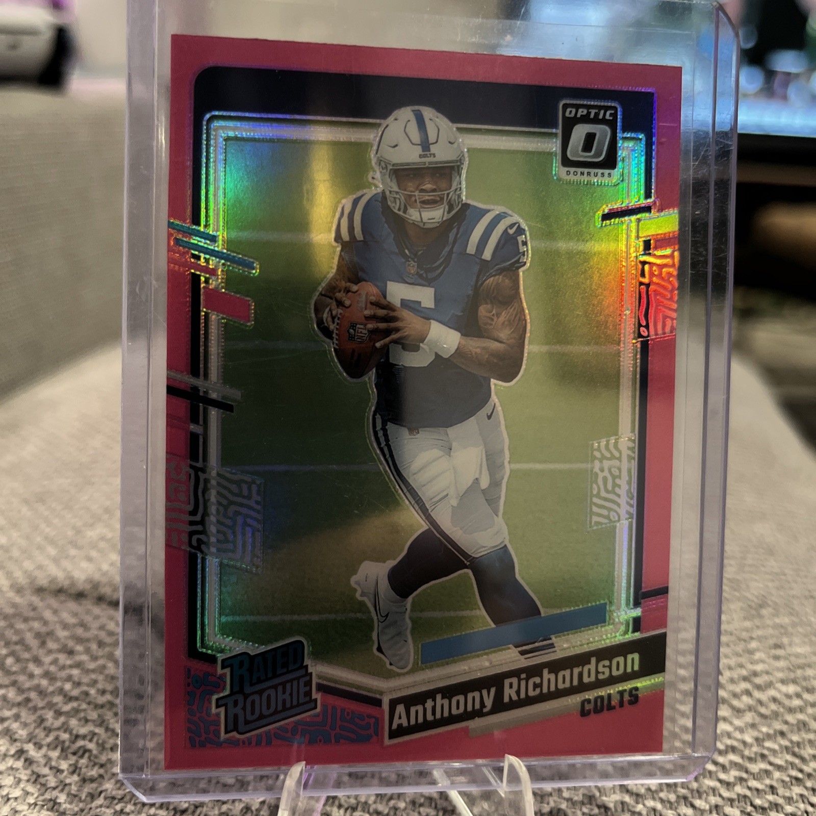 Anthony Richardson Rookie RC 2023 Panini Donruss Optic Pink Holo #247 Colts
