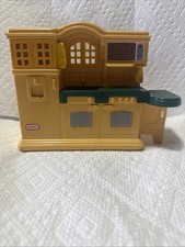 Little Tikes Vintage Dollhouse Kitchen 5541 Green Yellow