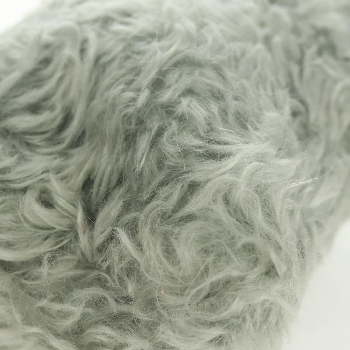 PRADA Clutch Bag Fur Bordeaux Gold Auth 168291V thumbnail 8