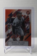 2025 Topps Pristine Byron Buxton Orange Refractor /25 Twins #178
