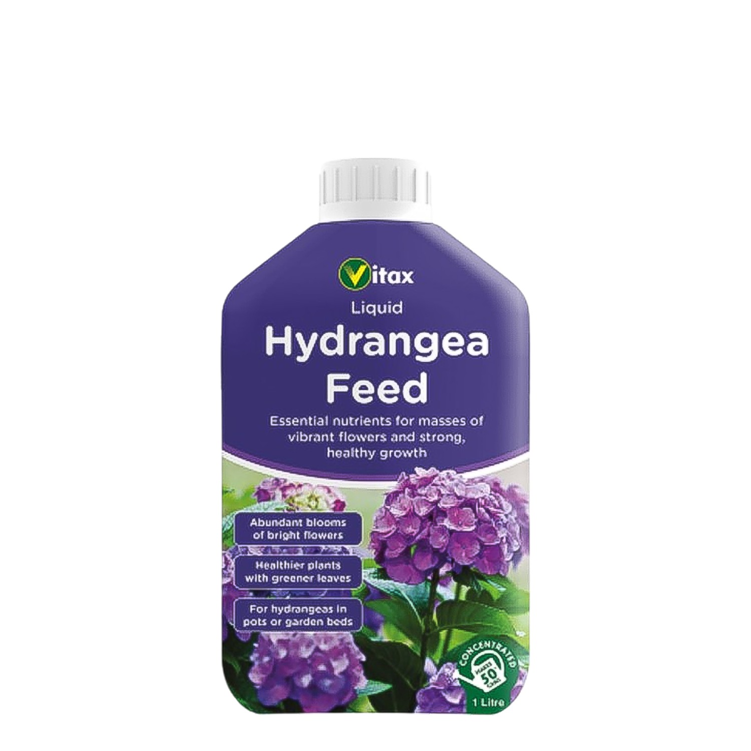 Vitax Liquid Hydrangea Feed Plant Fertiliser Improves Plant Health Growth 1L