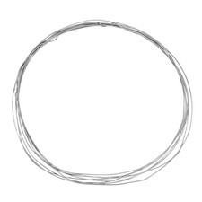 Titanium Wire TC4 6.6 Feet/2m 23 Gauge 0.6mm Silver GR5 Titanium Alloy Wires