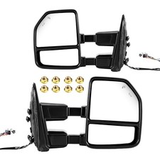 Towing Mirrors Compatible with 1999-2016 Ford Super Duty F250 F350 F450 F550