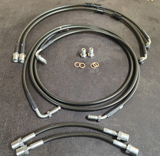 Tubi freno intrecciati in acciaio inox Clio 3 RS 197/200 HEL 6 pezzi