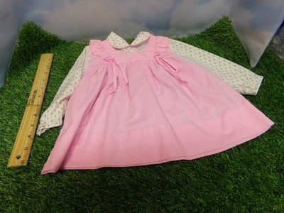 passt XAVIER ROBERTS weiche Skulptur KINDER KLEID Vintage rosa 50+ Jahre