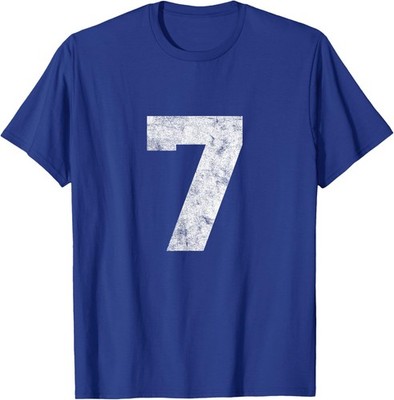 Lucky Number 7 Birthday Sports Player Team Athlete Unisex T-Shirt