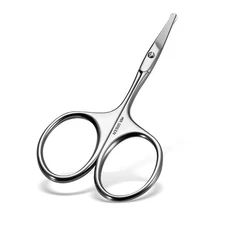 MR.GREEN Facial Hair Scissors & Eyelash Trimmer stainless Steel fine Tip Blades