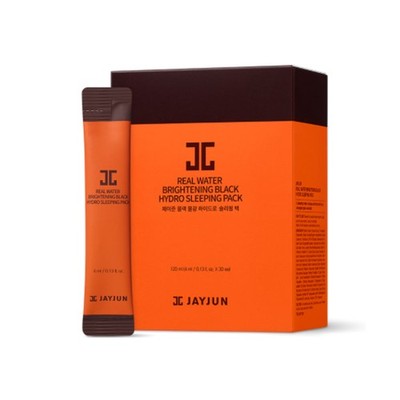 [JAYJUN] Real Water Brightening Black Hydro Sleeping Pack - 1pack (4ml x 30pcs)