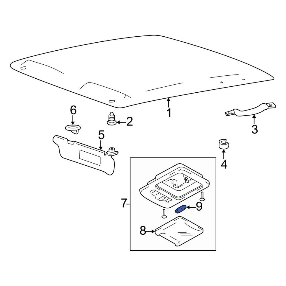 For Hyundai Sonata 1999-2010 Hyundai 1864510009N Dome Light Bulb Foto 4 de 4