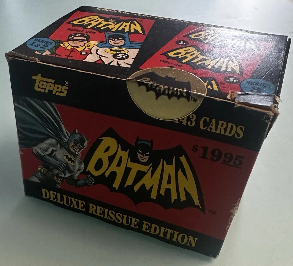 1989 Topps Batman 1966 Deluxe Reissue Edition - 143 Trading Card Set Sealed - Image 2 of 4