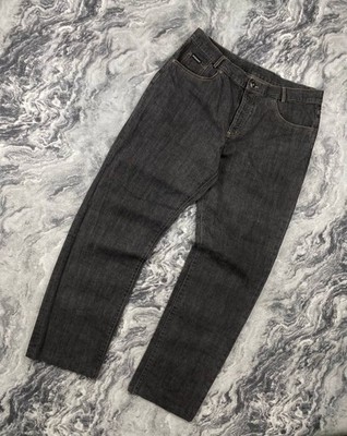 Vintage Yves Saint Laurent Baggy Jeans YSL Big Logo Men Size 36х34