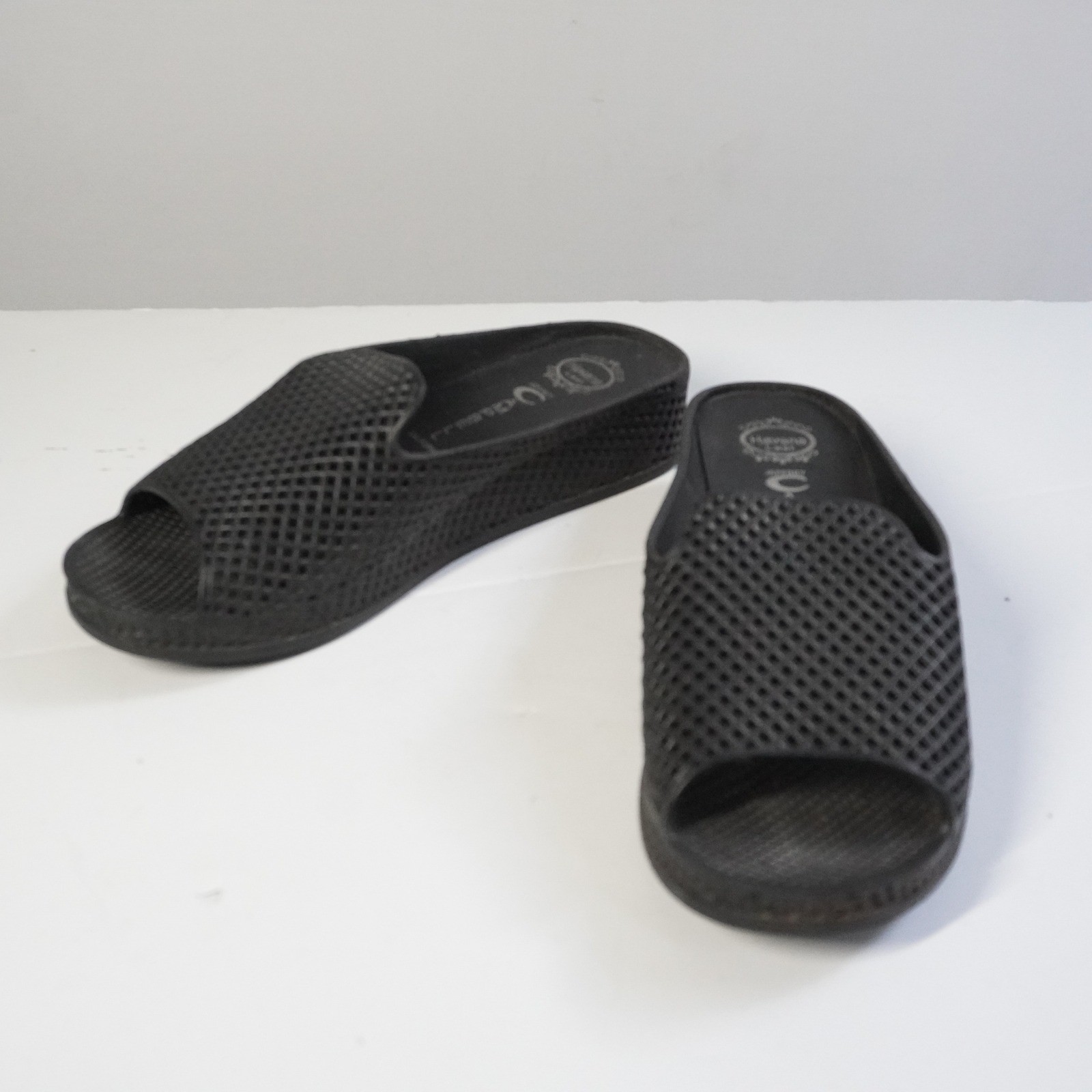 APL Sandali donna Jeffrey Campbell Havana Last neri punta aperta slide taglia 6