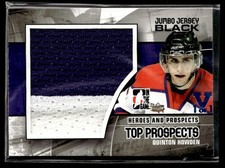 2011-12 itg jumno jersey black top prospects Quinton Howden #18
