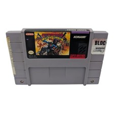 Sunset Riders SNES Super Nintendo Cartridge Tested Authentic Blockbuster Sticker