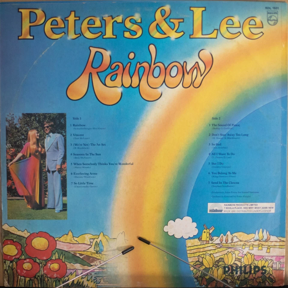 PETERS & LEE - RAINBOW - Vinyl LP - Rainbow - 1974 - VG FREE POSTAGE (3191) - Image 4 of 4