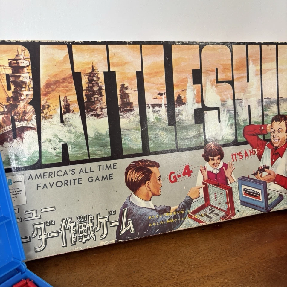 Vintage Battleship Game Japanese Edition Rare and Complete - Image 4 of 4