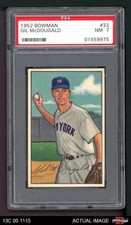 1952 Bowman #33 Gil McDougald Yankees RC PSA 7 - NM
