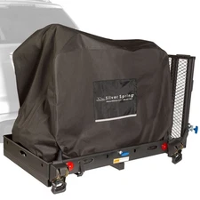 Silver Spring Hitch Mobility Carrier 500 lb Essential Travel +Cover SC500-EK-SC