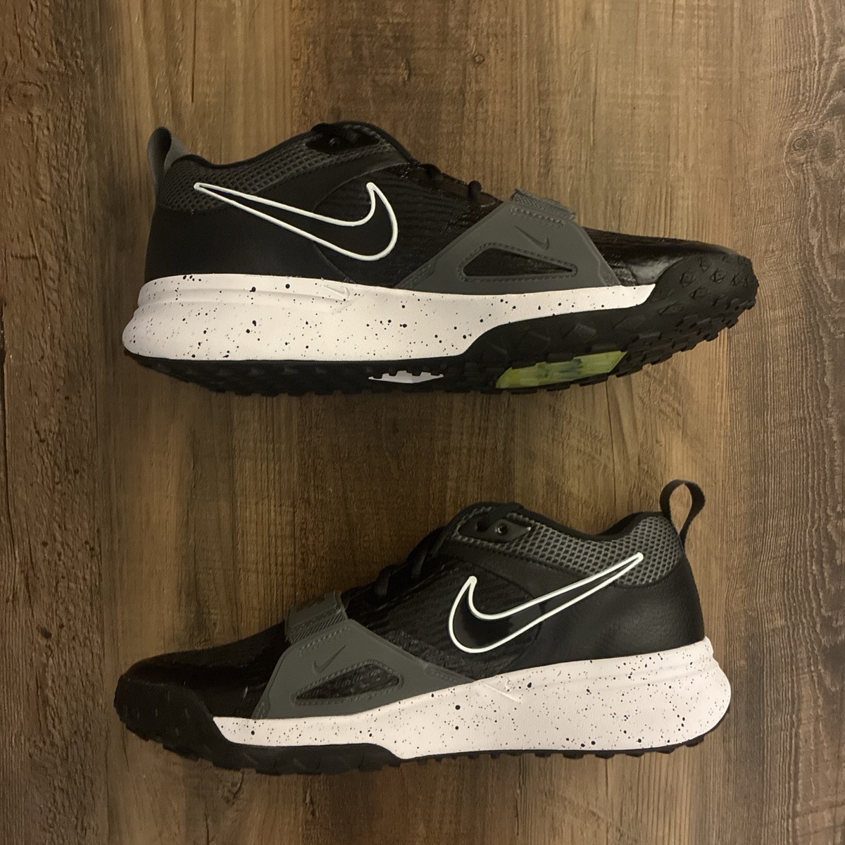NIKE Air Zoom Diamond Elite Turf 28cm 黒 Nike Air Zoom Diamond Elite Turf Men Size 8 Baseball Shoes Black
