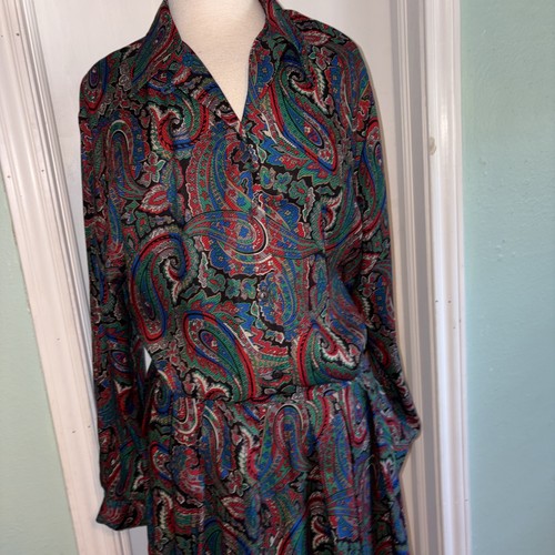 Pendleton Vintage Button Up Shirt & Skirt Set Size 16 - Afbeelding 2 van 11