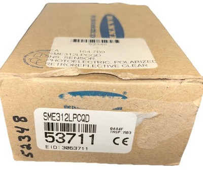 Banner Engineering SME312LPCQD Photoelectric Sensor. 53711. NEW IN BOX!     B3