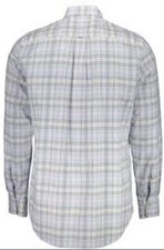 GANT Hamptons Blue Winter Twill Heather Button Down Shirt 3011430 Size M NWT
