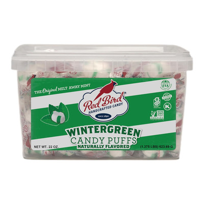Wintergreen Mints, Individually Wrapped Candy, Gluten Free Breath Mints, 22 Oz T