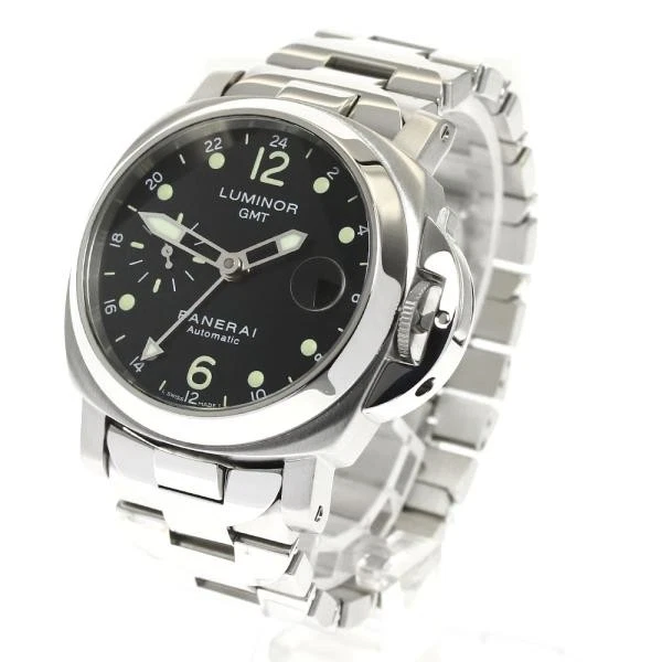 Panerai — Officine Panerai Luminor PAM00160 40mm SS Black Dial Automatic Watch #C3566