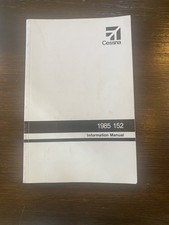 Cessna 1985 Model 152 Information Manual-Pape...
