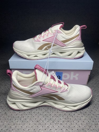 Reebok Soleus Running Sneakers  Women’s Size 9 Cream /pink /gold  Outdoors NWT