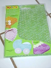 MAKIN'S POLYMER CLAY  TEXTURE SHEETS WEAVE LACE HONEYCOMB EYELET  4 sheets NEW!