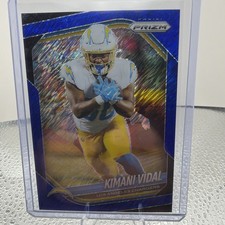 Kimani Vidal 2025 FOTL Prizm Blue Shimmer 08/35