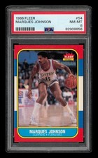 1986-87 Fleer Set-Break # 54 Marques Johnson PSA 8 NM-MT