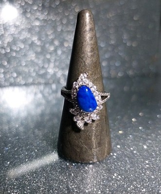 Pyrit Kristall Ringhalter 52,6 g mit verstellbarem Ring