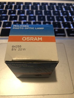 For 1 Osram 64255 8V 20W Halogen Photo Optic Lamp