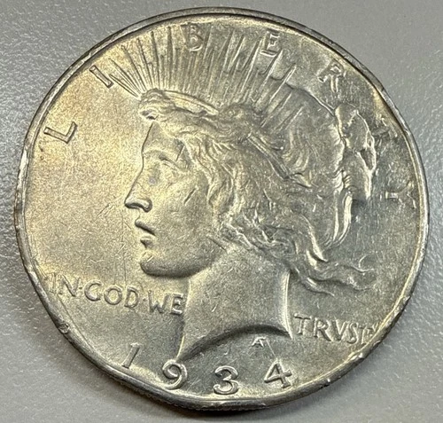 1934-D Silver Peace Dollar