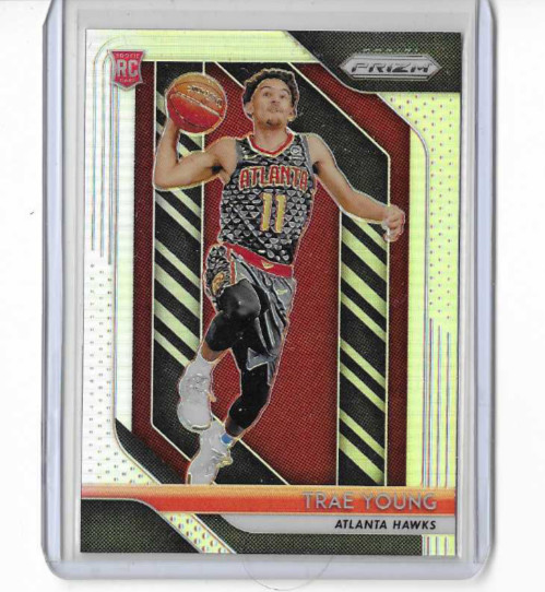 2018-19 Panini Prizm Trae Young #78 Silver Prizm RC Rookie Mint