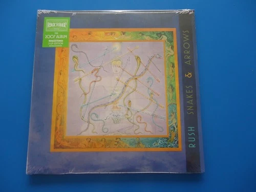 Rush Snakes and Arrows LP (2025) NEW Shrink Wrap Tear