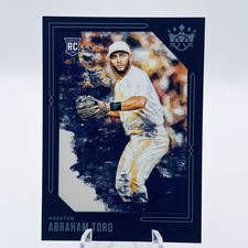 2020 Panini Diamond Kings Abraham Toro Astros #99 Blue Rookie MLB Baseball Card. rookie card picture
