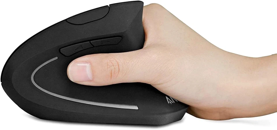 Anker 2.4G Wireless Vertical Ergonomic Optical Mouse 5 Buttons 800/1200/1600 DPI - Image 2 of 4