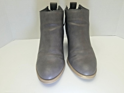 DV Dolce Vita Brown Block Heel Ankle Booties Women's Size 8.5 M Western Casual