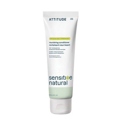 Hair Conditioner Sensitive Dry Scalp Oat 8 Fl Oz ATTITUDE Damaged Soothing Vegan