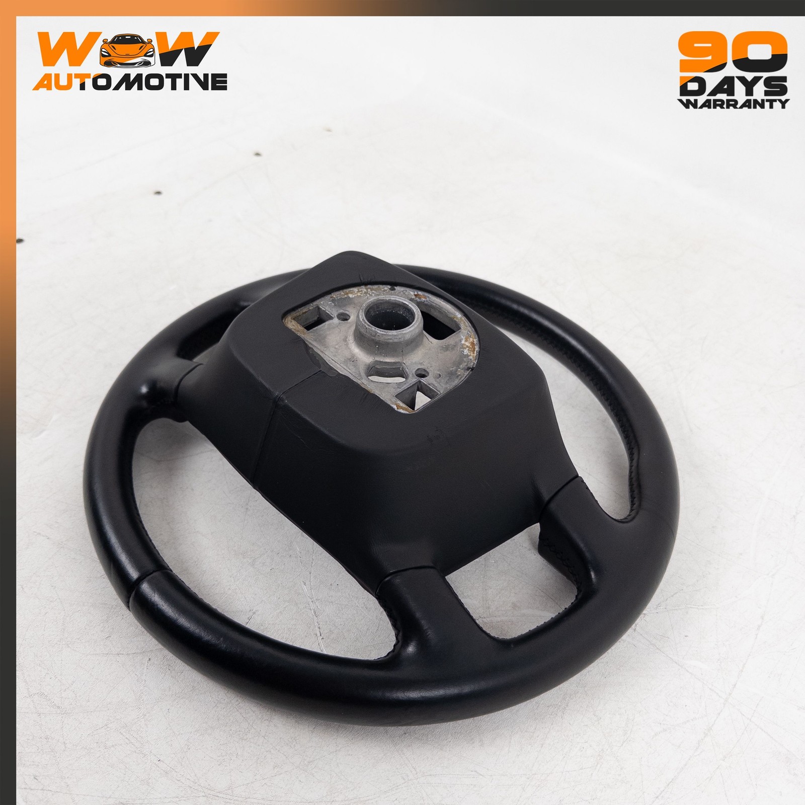 04-17 BENTLEY CONTINENTAL FLYING SPUR GTC GT DRIVER STEERING WHEEL BLACK OEM