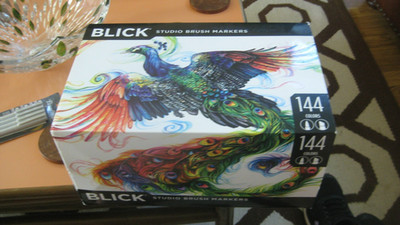 144 blick studio brush markers new open box